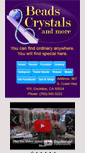 Mobile Screenshot of beadscrystalsandmore.com